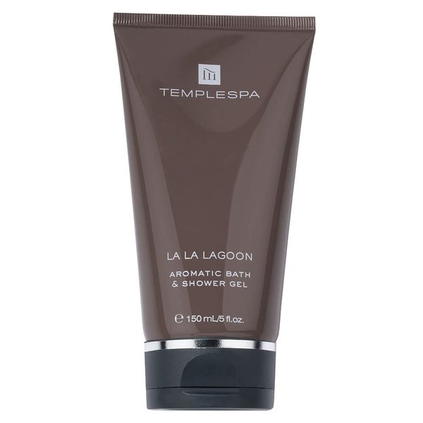 TEMPLESPA | LA LA LAGOON | Luxury Bath and Shower Gel for Cleansing, Fresh Skin, Smooth Texture, Natural Ingredients, Free from Parabens, Phthalates and Sulphates, Cruelty-Free, Vegan 5 fl.oz.