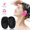 4 Pairs Silicone Ear Covers, Hair Dye Shield Ear Protectors, Reusable Ear Caps for Hair Salon Coloring Treatments and Home Shower Random Color