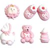 Edible Baby Girl Royal Icing Set - 24 Pieces
