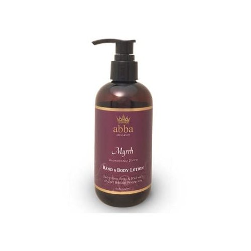 Abba Oil Body Lotion - Myrrh (8 oz with pump) 1 pk 8 Ounce