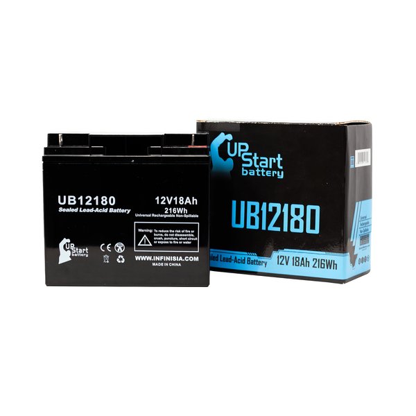 Replacement for APC DELL Smart-UPS 1500VA USB DLA1500 Battery - Replacement UB12180 Universal Sealed Lead Acid Battery (12V, 18Ah, 18000mAh, T4 Terminal, AGM, SLA)