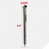 Milton S-928 Air/Water-Filled Tire Pencil Pressure Gauge, Built-in Deflator Valve, Pressure Measured in PSI & kPa, Easy to Read