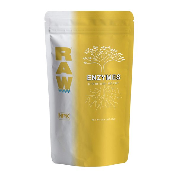 RAW Enzymes 2lb - Potent Plant Enzyme Blend for Enhanced Nutrient Uptake and Healthy Root Development