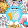 Geyee 500 Pcs Small Coin Envelopes Seed Envelopes Small Tip Envelopes for Cash Self Adhesive Mini Envelopes for Seeds Storage for Home Wedding Garden and Office(Black, 2.25 x 3.5 Inch)