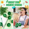 Watermelon Stress Ball Bulk, 10Pcs Watermelon Ball Mini Watermelon Beach Ball Watermelon Toy Foam PU Balls for Childrens Adults Party Decoration