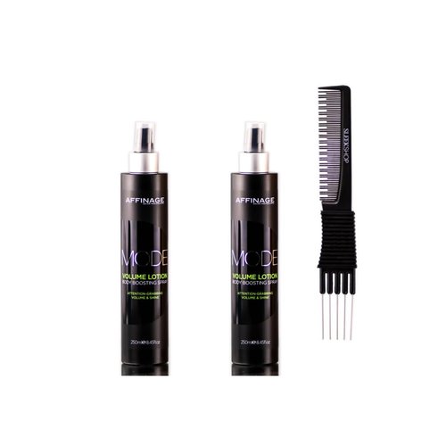 yper Affinage Mode Volume Lotion (8.45 oz) with Teasing Comb Pack 2
