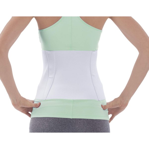 NYOrtho Tapered Abdominal Binder Compression Wrap - Breathable Stomach Support Post Injury or Surgery - With Contoured Body-Specific Design - 36-42 Inch