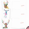 The Best Card Company Variety Pack of 10 Christmas Greeting Cards with Envelopes, Humor Holiday Assortment for Men and Women (10 Designs, 1 Each) - Fancy Reindeer AM6751XSG-B1x10
