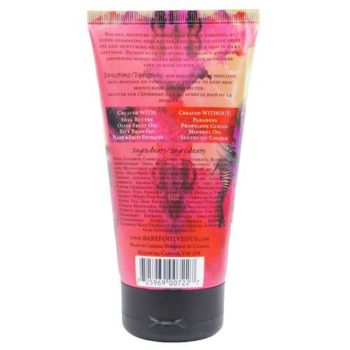 Barefoot Venus Shea butter body lotion 150 ML (Black coconut)