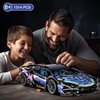 PinkBee Sport Car Building Block Sets for Adults,Race Car Collectible 1:14 Model Scale Engineering Toy Racing Cars Christmas Birthday Gifts for Men Teens Boys Age 8+ 8-12 12 13 14 14+