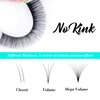 Eyelash Extensions 0.03 C Curl 10mm Lash Extensions Supplies Individual Lashes Premium Silk Volume & Classic Lash Soft Matte Dark Professional Eyelashes Extension (0.03-C-10mm)