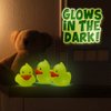 ArtCreativity Mini Glow in the Dark Duck Toys, Set of 12, Glow Rubber Ducks for Carnival Duck Pond Game Supplies, Great for Glow in the Dark Decorations and Carnival Party Favors, 1.5 Inches Tall