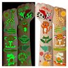 Cerlaza 136 Styles Luminous Animals Temporary Tattoos for Kids Gifts, Jungle Theme Party Supplies Favors for Boys and Girls, Safari Zoo Wild One Birthday Decorations Toddlers Tatoo-10 Sheets