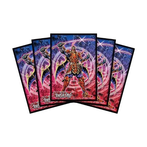 Konami Official Card Supplies YUGIOH Card Sleeves Legendary Six Samurai 50 Count