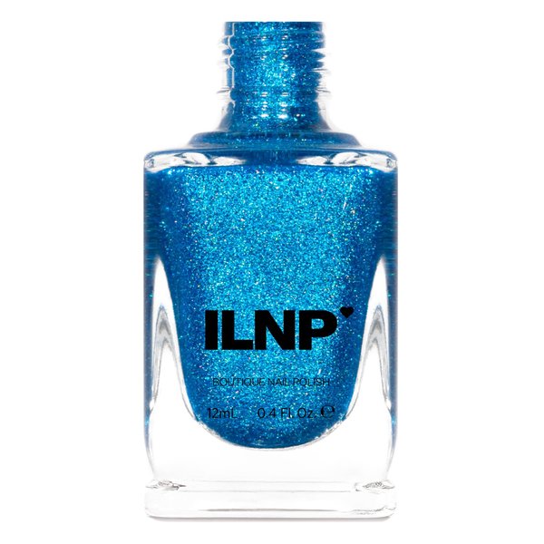 ILNP Cannonball - Vibrant Cerulean Holographic Nail Polish
