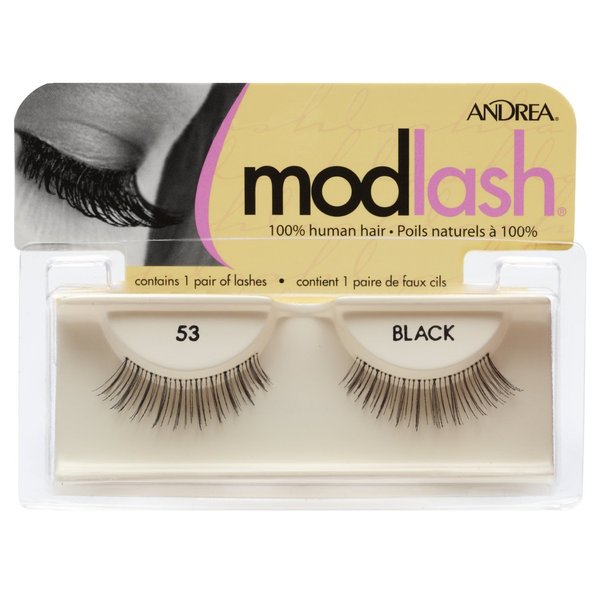 Andrea Eyelash Strip Lashes Black [53] 1 ea (Pack of 4)