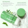 2 Pcs Green Tea Mask, Green Tea Purifying Clay Mask Deep Clean Pores - Oil Control Reduces Blackhead & Acne, Adjust The Skin'S Water And Oil Balance. Green Tea Solid Mask For All Skin Types
