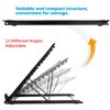 IMAGE Light Pad Stand A3 Light Box Stand 12 Angle Points Adjustable Laptop Stand Foldable and Ventilated Metal Stand for Diamond Painting, Drawing