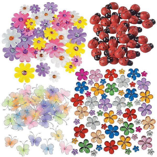 Fun Express Spring Craft Supplies Kit Bulk 272 Pc
