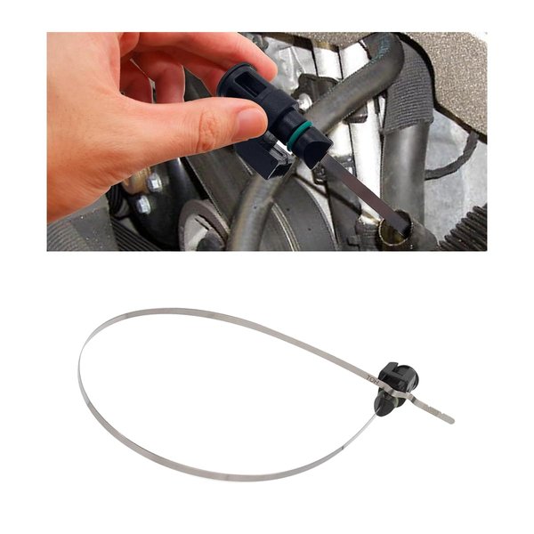 Car Transmission Oil Dipstick, CVT Transmission Oil Level Indicator, Auto Fluid Gauge Dipstick Replacement Compatible with OEM#31086-JA00A, Car Transmission Fluid Dipstick