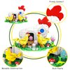 Ciesa Easter Chicks Farm Henhouse Building Kit, Easter Gifts for Boys Girls Age 6+, Easter Basket Stuffers Easter Egg Fillers, Easter Toys for Kids Easter Eggs Flowers Building Brick 469PCS