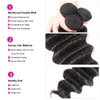10A Grade Virgin Hair Loose Deep Wave 4 Bundles(18 20 22 24) Brazilian Human Hair Loose Deep Curly Bundles Hair Extensions Double Weft for Women Natural Black Color
