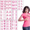 Breast Cancer Awareness Tattoo Stickers Pink Ribbon Temporary Tattoo Stickers,Waterproof Tattoo stickers for Women Party Festivals Charity Public & Social Event Public Welfare Party Supplies 10Sheets