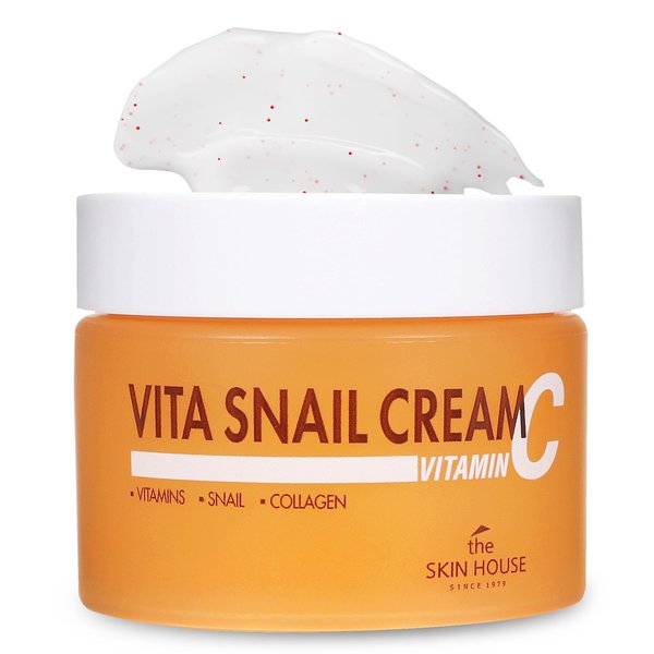 THE SKIN HOUSE Vita Snail Cream 50ml l 90% of natural snail mucine, 2% of Niacinamide, Vitamin C+ Vitamin E| Clean Beauty, Paraben Free, Cruelty Free (1.69 fl.oz)