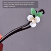 Lurrose Chinese Hair Stick Vintage Flower Hair Stick Japanese Wood Chopsticks for Women Girls Hair Styling