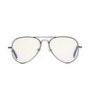 EYE ZOOM 2 Pack Blue Light Blocking Readers Aviator Style Anti Blue Ray and UV Reading glasses,Gold, Gunmetal,+1.75