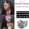 VFlowee Women Boho Headbands Wide Bandeau Knot Turban Boho Print Headband Bandana Elastic Non-slip Head Wrap Stylish Workout Hair bands (b)