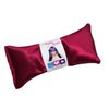 Happy Wraps Lavender Eye Pillow - Hot Cold Aromatherapy Satin Eye Mask for Yoga, Sleeping, Migraines, Stress, Relaxation - Gifts for Women, Birthdays, Coworkers, Christmas - Ruby