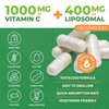 ForestLeaf Liposomal Vitamin C 1000mg Capsules - High Absorption Fat Soluble Vit C, Immune Booster with MCT Oil and Sunflower Lecithin, Powerful Antioxidant vitamin c Supplement, 120 Vegan Pills