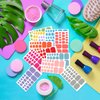 DANNEASY 20 Sheets Toe Nail Stickers Full Nail Wraps Solid Color Toenail Polish Strips Self Adhesive Toes Nail Polish Stickers Gel Nail Strips Manicure Sticker with Nail File, Cuticle Stick
