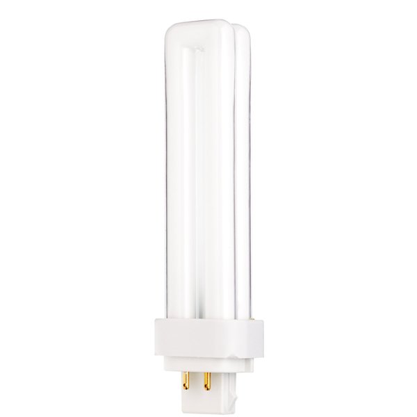 Satco S8336 4100K 18-Watt G24q-2 Base T4 Quad/4-Pin Tube Light Bulb, White