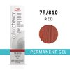 COLORCHARM Permanent Gel, Hair Color for Gray Coverage, 7R Red