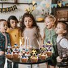 48pcs dog Birthday Party Supplies,Pet Dog Birthday Party Cupcake Toppers for Kids Gift Birthday Party Favors Kid's Birthday Party cake Decoration Supplies (48pcs dog)