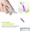 AUVON Lancing Device with Less Pain Design, Blood Sample Pen and Twist Top 100pcs 30 Gauge Lancets for Blood Sugar Level Monitoring