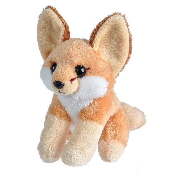Wild Republic Pocketkins Fennec Fox Stuffed Animal, Five Inches, Gift for Kids, Plush Toy, Fill is Spun Recycled Water Bottles, 5"