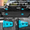 E-cowlboy Door Hinge Cover Trim Exterior Accessories for 2007-2018 Jeep Wrangler JK JKU Sport Rubicon Sahara X Unlimited 2-Door & 4-Door (Light Blue 8PCS)