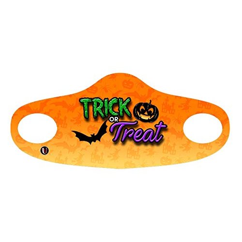 Underwraps Children's Reusable Face Cover with 1/8th Inch Foam - Trick-Or-Treat Mask Design