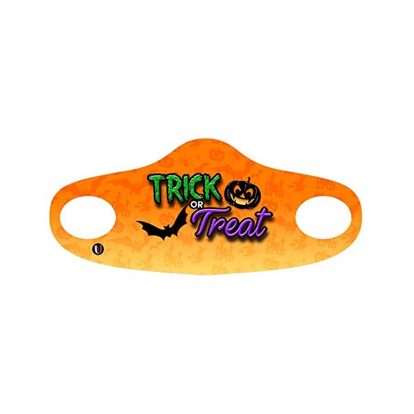 Underwraps Children's Reusable Face Cover with 1/8th Inch Foam - Trick-Or-Treat Mask Design