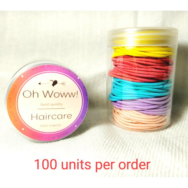 Generic No Damage Hair Ties for Women, Men, Kids, Long, Curly, Fine, Medium, Thick, Short Hair (Multi color)