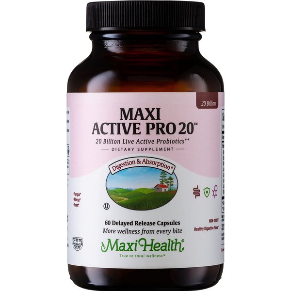 Probiotics for Digestive Health and Gut – 15 Strains, 20 Billion CFU Active Organisms - Probiotics for Men and Women with Lactobacillus Rhamnosus – Daily Probiotic for Digestive Support, 60 Capsules