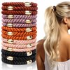 Randota Hair Ties No Damage, 15PCS Ponytail Holders, Hair Rubber Bands No Damage, Thick Hair Ties, Elastic Hair Ties for Thick Hair, Braided Hair Bands for Women’s Girls Hair