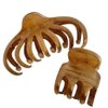 Leadigol 2Pcs Hair Clips for Women,Big Banana Clips Strong Hold jaw clips for Women Thin Thick Curly Hair,Small Hair Jaw Clips Non-slip Hair Claw Clips,Hair Clips Women Neutral Claw Clips