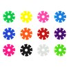Shangbai Snowflakes Building Blocks Set,Interlocking Plastic Construction Disc,Educational STEM Building Toys for Kids
