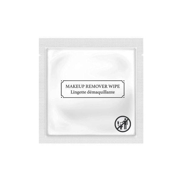 La Fresh Hotel Premium Paraben-Free Makeup Remover Wipes - White, Light Flora Scent 8x6" Wet Wipes - 50 Wipes, Travel Essentials