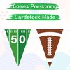 VILIFEVER 2 Pieces Football Garland Banner Football Party Decorations, Paper Football Pennant Flags American Football Sports Theme Birthday Party Supplies, Pre-Strung