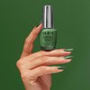 OPI Infinite Shine Long-Wear Dark Crème Finish Opaque Green Nail Polish, Up to 11 days of wear & Gel-Like Shine, Happily Evergreen After, 0.5 fl oz